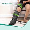 AGARO Magma Air Compression Leg Massager with Handheld Controller, 3 Massage Mode and Intensity for feet, Calf and Thigh, Corded Electric, Black