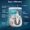 AGARO Max Tabletop Dental Flosser for teeth with 2 Cleaning Modes & 10 Pressure Settings, 600ml Watertank, Oral Flosser, Oral Irrigator