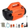 AGARO Regal High Pressure Washer, Car Washer, 2000W, 6.5L/Min Flow Rate, 120 Bars, 8 Meters Outlet Hose, 4 Mtr Power Cord, Portable, Car, Bike and Home Cleaning Purpose, Red