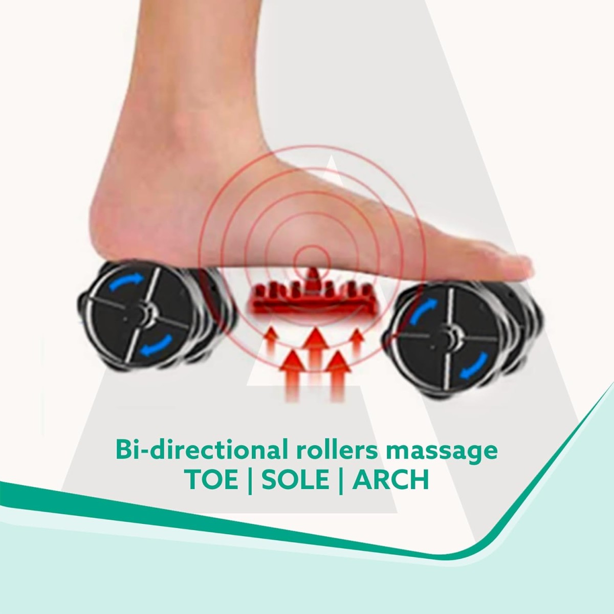 AGARO Relaxing Foot & Calf Massager Machine with Rolling & Kneading Functions for Muscle Relaxation & Improving Blood Circulation, Suitable Home Usage (White).