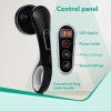 AGARO Relaxo Electric Handheld Full Body Massager with 8 Massage Heads, 5 Mode & 6 Speed Settings for Pain Relief & Relaxation (Black), Back, Leg & Foot.