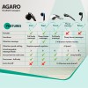 AGARO Relaxo Electric Handheld Full Body Massager with 8 Massage Heads, 5 Mode & 6 Speed Settings for Pain Relief & Relaxation (Black), Back, Leg & Foot. AGARO Relaxo Electric Handheld Full Body Massager with 8 Massage Heads, 5 Mode & 6 Speed Settings for Pain Relief & Relaxation (Black), Back, Leg & Foot.