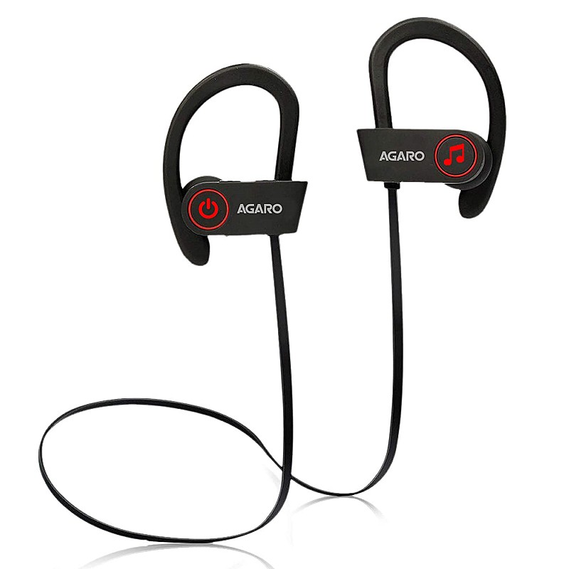 AGARO Sports Bluetooth Wireless in Ear Earphones with Mic (Black)