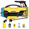 AGARO Supreme Plus Pressure Washer, Car Washer, 2200 Watts Motor, 8L/Min Flow Rate, 140 Bars, Adjustable Pressure Regulator, 8M Outlet Hose, 4M Power Cord, Car, Bike & Home Cleaning, Yellow