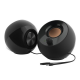 Creative pebble 2.0 usb-powered desktop speakers with far-field drivers and passive radiators for pcs and laptops black