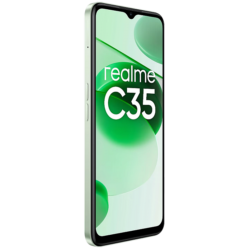 Realme C35 (Glowing Green, 4GB RAM, 64GB Storage) Refurbished