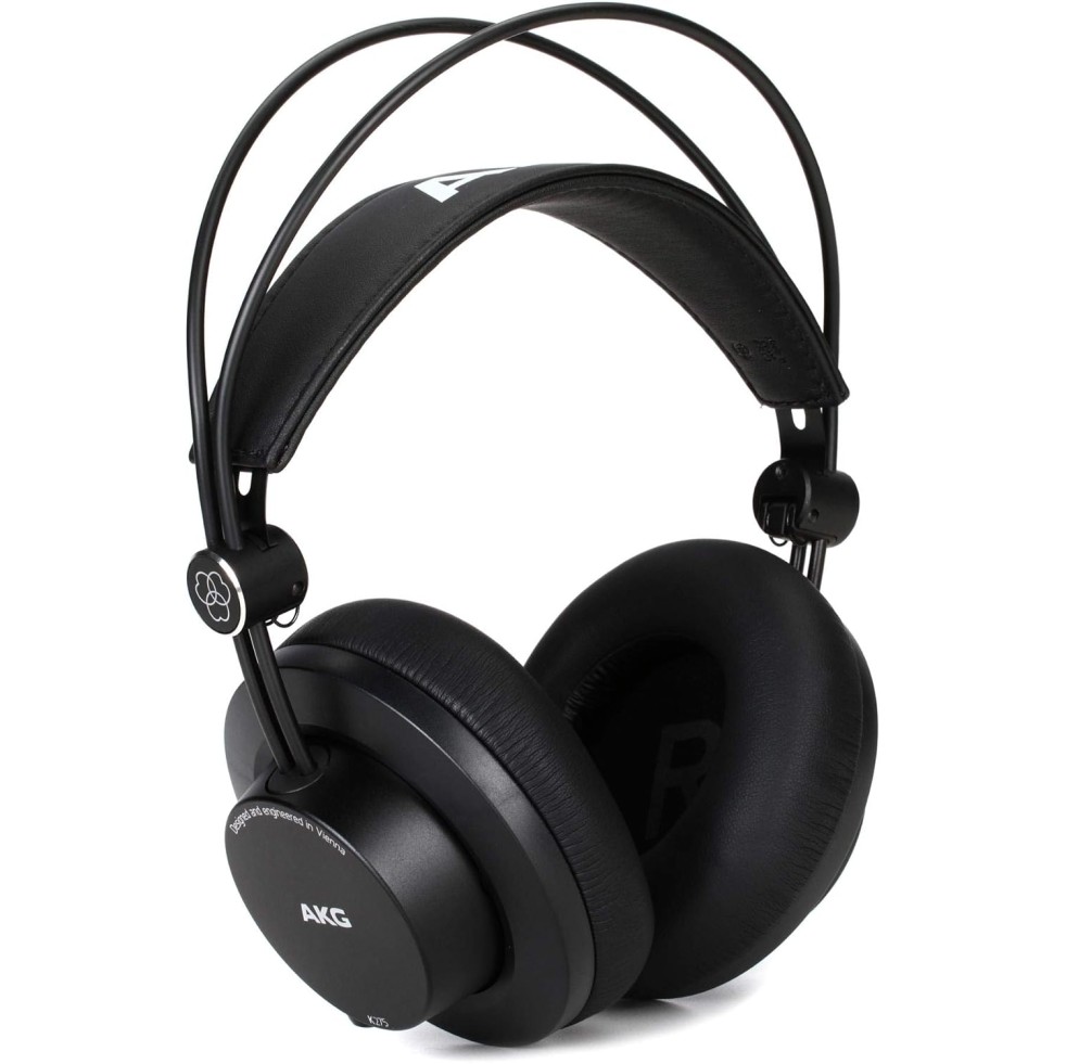 AKG K245 Over Ear Open Back Lightweight Folding Studio Headphones,Wired,Black