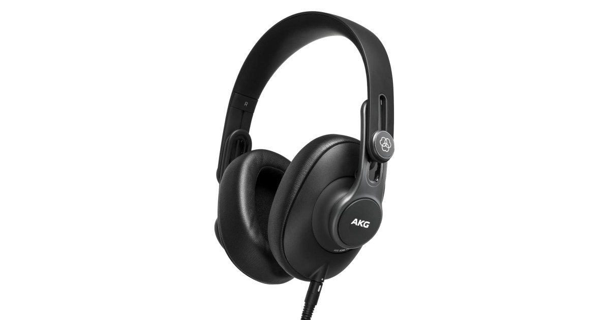 AKG K361 Over-Ear, Closed-Back, Foldable Studio Wired Headphones