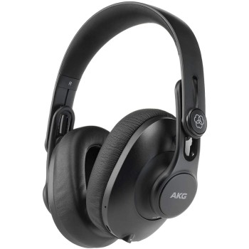 AKG K361BT Bluetooth Wireless Over Ear Headphones with Mic (Black)
