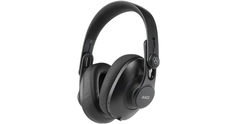 AKG K361BT Bluetooth Wireless Over Ear Headphones with Mic (Black)