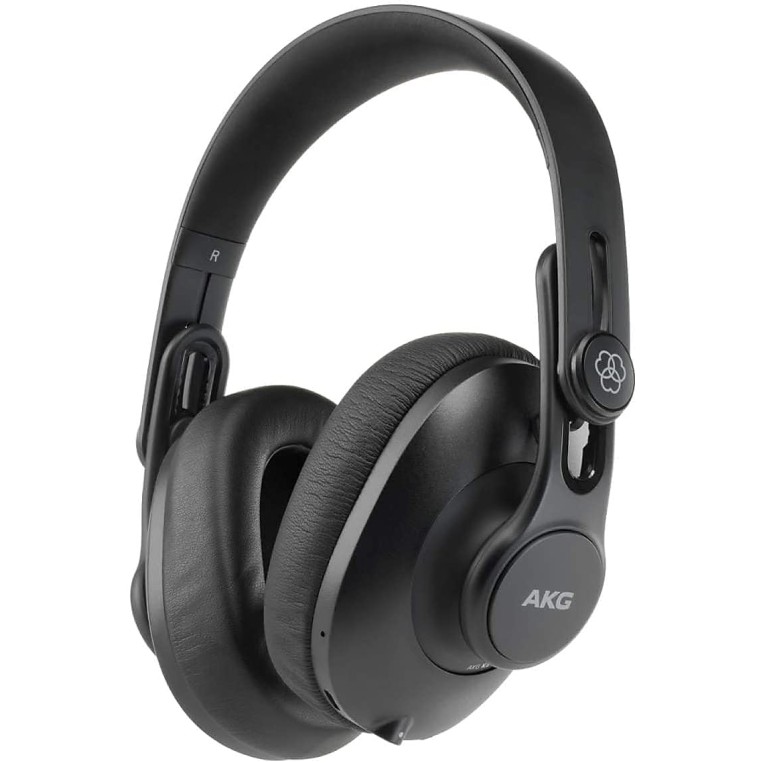 AKG K361BT Bluetooth Wireless Over Ear Headphones with Mic (Black)