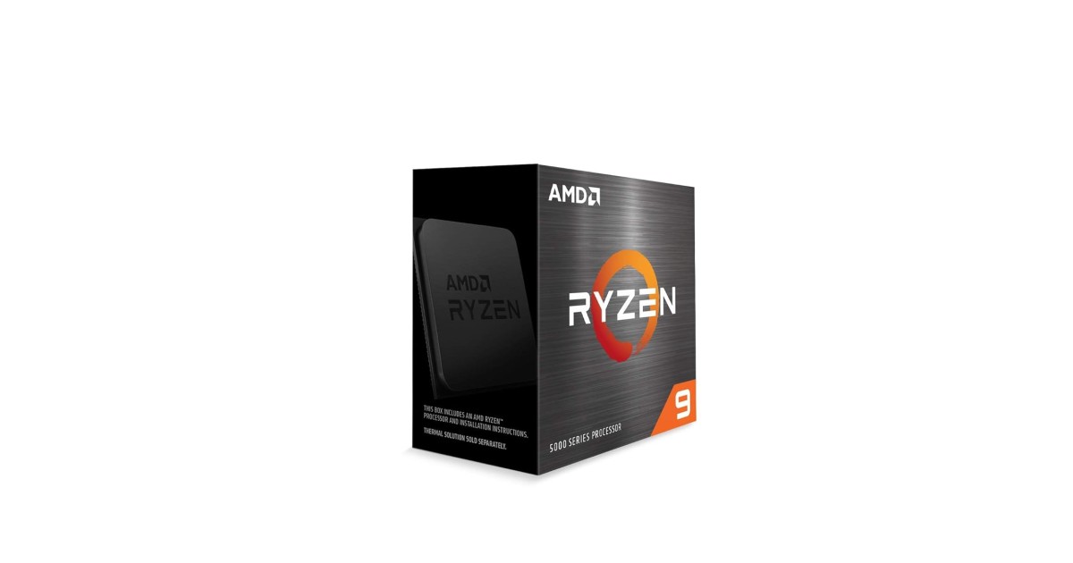 AMD 5000 Series Ryzen 9 5900X Desktop Processor 12 Cores 24