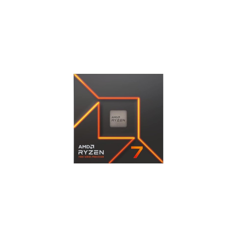 AMD 7000 Series Ryzen 7 7700 Desktop Processor 8 cores 16 Threads 40 MB Cache 3.8 GHz Upto 5.3 GHz AM5 Socket (100-100000592BOX)