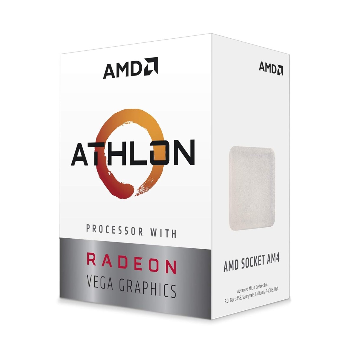 AMD Athlon 3000G with Radeon Vega 3 Graphics Dual Core 4 Threads 3.5GHz Unlocked Desktop Processor(YD3000C6FHBOX)