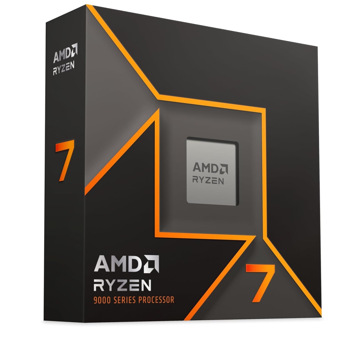 AMD Ryzen 7 9700X Desktop Processor with Integrated Radeon Graphics, 8 cores 16 Threads 32 MB Cache Base Clock 3.8 GHz Up to 5.5 GHz AM5 Socket System Memory DDR5,65W TDP - 100-100001404WOF