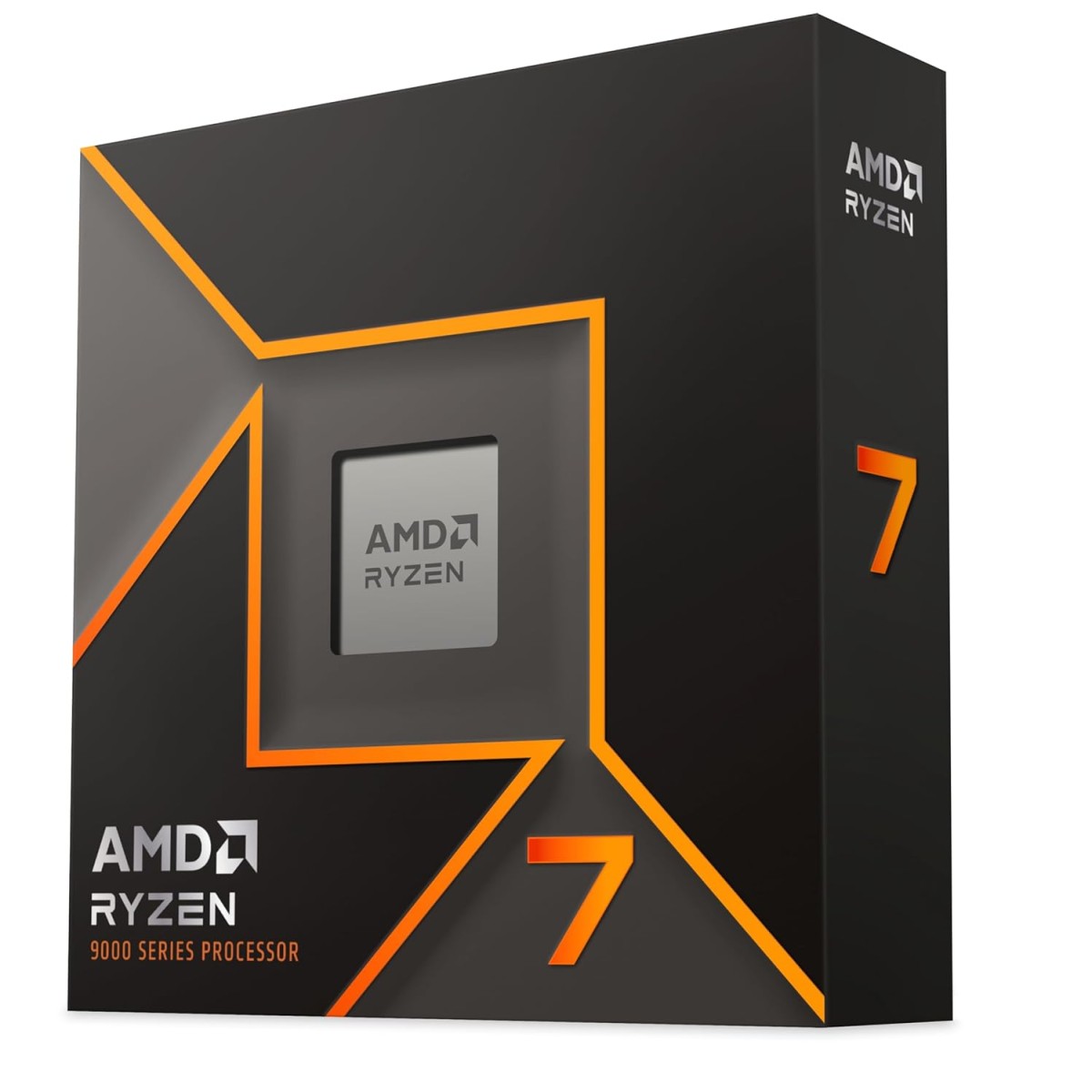 AMD Ryzen 7 9700X Desktop Processor with Integrated Radeon Graphics, 8 cores 16 Threads 32 MB Cache Base Clock 3.8 GHz Up to 5.5 GHz AM5 Socket System Memory DDR5,65W TDP - 100-100001404WOF