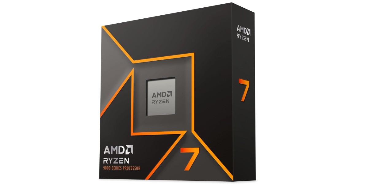 AMD Ryzen 7 9700X Desktop Processor with Integrated Radeon