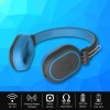 ANT AUDIO Treble 1200 Wireless Bluetooth Over The Ear Headset with Mic (Black Blue)