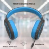 ANT AUDIO Treble 1200 Wireless Bluetooth Over The Ear Headset with Mic (Black Blue)