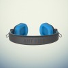 ANT AUDIO Treble 1200 Wireless Bluetooth Over The Ear Headset with Mic (Black Blue)