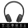 ANT AUDIO Treble 500 Wireless Bluetooth On Ear Headphone with Mic (Black and Gray)