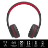 ANT Audio Treble 500 Wireless Bluetooth On Ear Headphone with Mic (Black and Red)