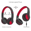 ANT Audio Treble 500 Wireless Bluetooth On Ear Headphone with Mic (Black and Red)