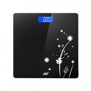 ANT Flora Bud Digital Weighing Scale, Highly Accurate Digital Bathroom Body Scale, Precisely Measures Weight up to 180Kg LCD