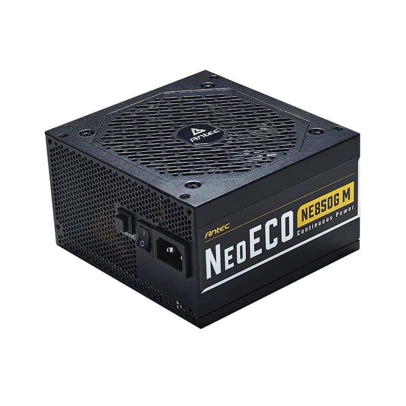 ANTEC NeoECO, NE1000G M ATX3.0, 1000W Full Modular PSU, 80 Plus Gold Certified, PCIE 5.0 Support, PhaseWave Design, Japanese Caps, Zero RPM Manager, Silent 120mm Fan, 10-Year Warranty ANTEC NeoECO, NE1000G M ATX3.0, 1000W Full Modular PSU, 80 Plus Gold Certified, PCIE 5.0 Support, PhaseWave Design, Japanese Caps, Zero RPM Manager, Silent 120mm Fan, 10-Year Warranty
