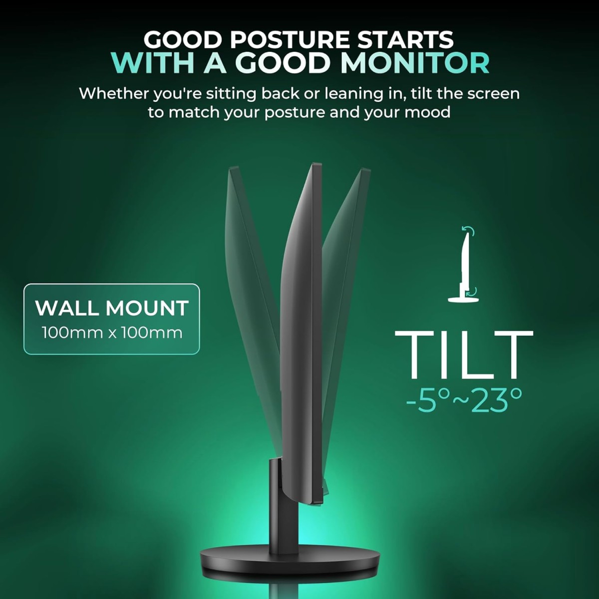 AOC Q27B3M2 Gaming Monitor 27 inch 2560 x 1440 QHD VA, 100Hz Refresh Rate, 4ms Response Time, Adaptive Sync, Low Blue Mode, 99% NTSC, 178° Wide Viewing Angle, 3-Sided Frameless Design, Tilt Stand AOC Q27B3M2 Gaming Monitor 27 inch 2560 x 1440 QHD VA, 100Hz Refresh Rate, 4ms Response Time, Adaptive Sync, Low Blue Mode, 99% NTSC, 178° Wide Viewing Angle, 3-Sided Frameless Design, Tilt Stand