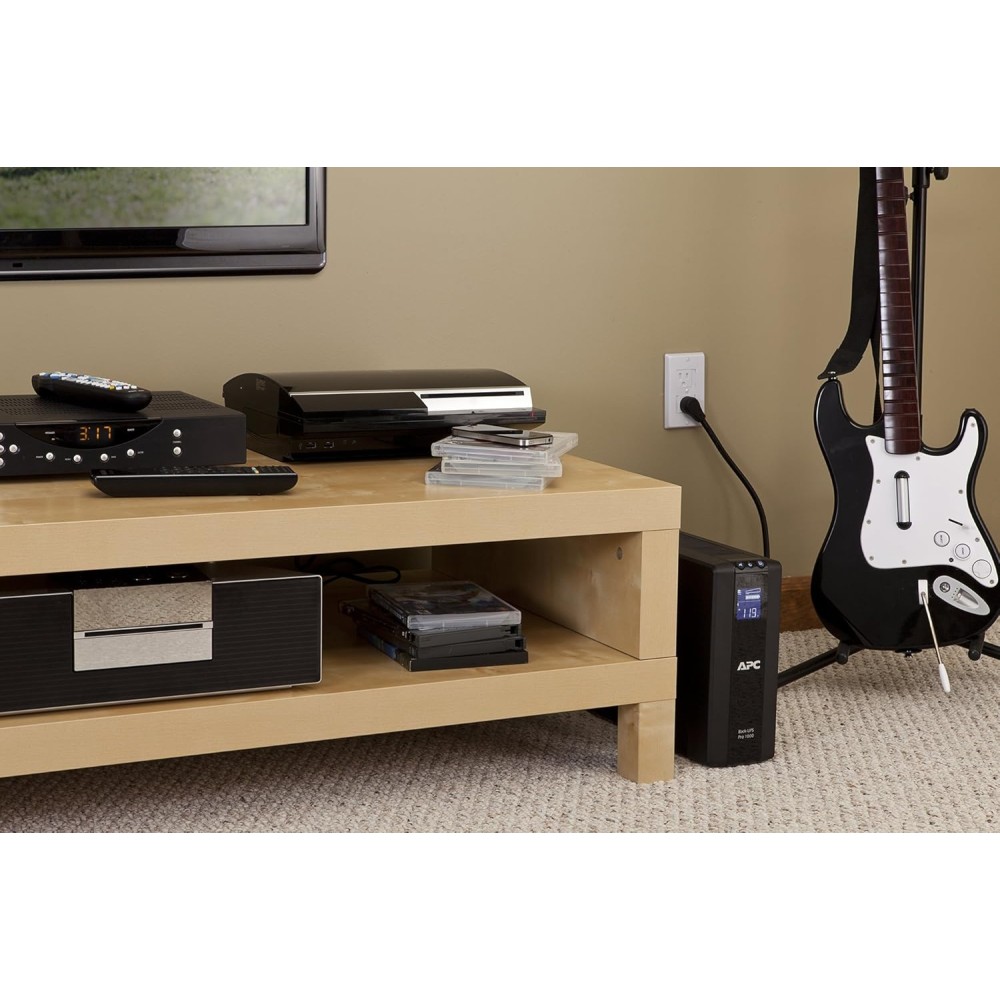 APC Back-UPS Pro BR1000G-IN, 1000VA / 600W, 230V UPS System, High-Performance Premium Power Backup & Protection for Home Office, Desktop PC, Gaming Console & Home Electronics