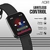 AQFIT W9 Quad Bluetooth Calling Smartwatch For Men and Women Black