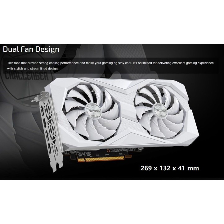 ASRock AMD Radeon Rx 6400 Challenger Itx 4Gb,pci_e_x4,gddr6