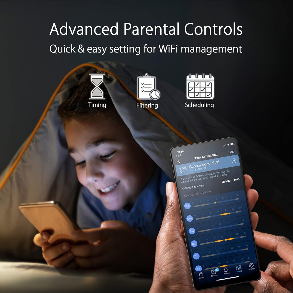 ASUS BRT-AC828 AC2600 Dual-WAN VPN Business WiFi Router (Black) with 4x4 MIMO Antenna Design, VLAN and AiProtection