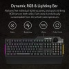 ASUS Membrane USB Gaming Keyboard for PC - TUF K1 Programmable, Onboard Memory with Dedicated Volume Knob, Aura Sync RGB and Side Lighting Detachable Wrist Rest Spill-Resistant (Black) ASUS Membrane USB Gaming Keyboard for PC - TUF K1 Programmable, Onboard Memory with Dedicated Volume Knob, Aura Sync RGB and Side Lighting Detachable Wrist Rest Spill-Resistant (Black)