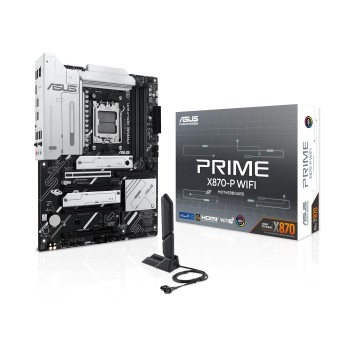 ASUS Prime X870-P WiFi Motherboard Socket AM5 (AMD, ATX, PCIe 5.0, DDR5, 14+2+1 Power Stages, 4X M.2, WiFi 7, 2.5 GB Ethernet, USB-C 40 Gbps) ASUS Prime X870-P WiFi Motherboard Socket AM5 (AMD, ATX, PCIe 5.0, DDR5, 14+2+1 Power Stages, 4X M.2, WiFi 7, 2.5 GB Ethernet, USB-C 40 Gbps)