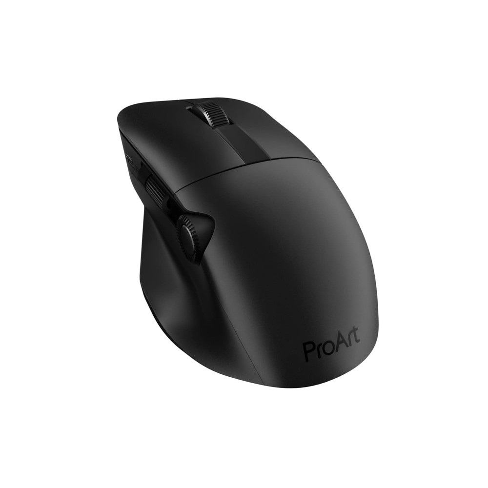 ASUS ProArt MD300 Dial, Wireless Mouse with 2 Scroll Wheel, Quick Charging, Middle Button, 4200 DPI, Multi Device Connect/Bluetooth, USB Mouse (Star Black) Ideal for Creators,Designer ASUS ProArt MD300 Dial, Wireless Mouse with 2 Scroll Wheel, Quick Charging, Middle Button, 4200 DPI, Multi Device Connect/Bluetooth, USB Mouse (Star Black) Ideal for Creators,Designer