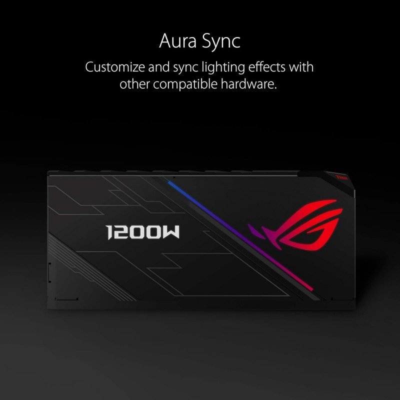 ASUS ROG Thor 1200 Certified 1200W Fully-Modular RGB Power Supply with LiveDash OLED Panel, 80 Plus Platinum (ROG-THOR-1200P) ASUS ROG Thor 1200 Certified 1200W Fully-Modular RGB Power Supply with LiveDash OLED Panel, 80 Plus Platinum (ROG-THOR-1200P)