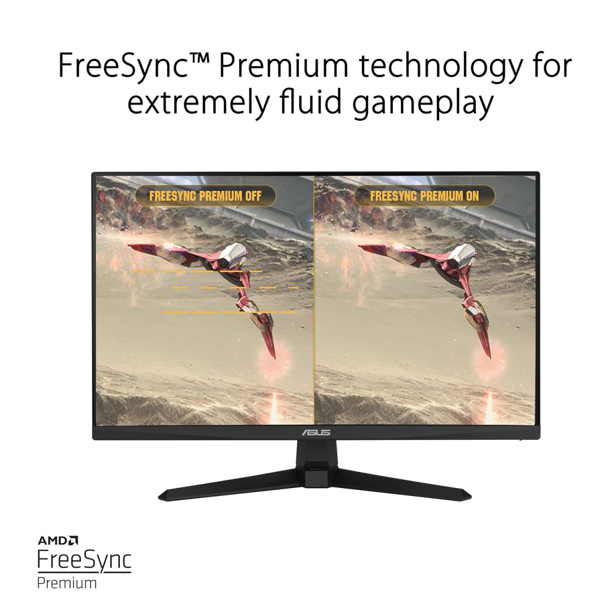 ASUS TUF Gaming 23.8 inch 1080P Monitor (VG247Q1A) - Full HD, 165Hz (Supports 144Hz), 1ms, Extreme Low Motion Blur, Adaptive-sync, FreeSync Premium, Shadow Boost, Speakers, Eye Care, HDMI, DisplayPort ASUS TUF Gaming 23.8 inch 1080P Monitor (VG247Q1A) - Full HD, 165Hz (Supports 144Hz), 1ms, Extreme Low Motion Blur, Adaptive-sync, FreeSync Premium, Shadow Boost, Speakers, Eye Care, HDMI, DisplayPort