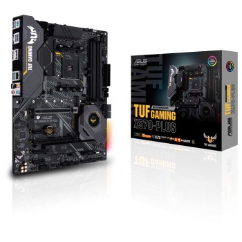 ASUS Tuf Plus Gaming AM4 AMD X570 ATX DDR4-SDRAM Motherboard ASUS Tuf Plus Gaming AM4 AMD X570 ATX DDR4-SDRAM Motherboard