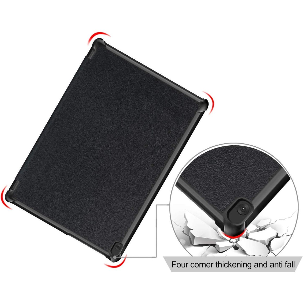 ATF Smart Trifold Hard Back Flip Stand Case Cover for Lenovo Tab M10 HD TB-X505F TB-X505L TB-X505X