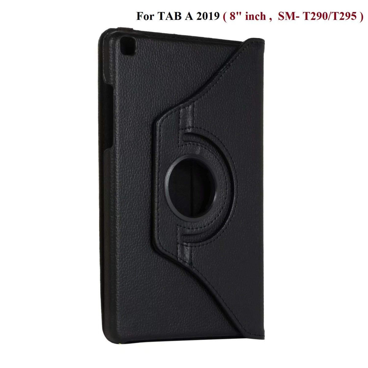Aboutthefit 360 Degrees Rotate Pu Leather Stand Flip Cover for Tablets Samsung Galaxy Tab A 2019 8.0 Inches Inches Sm-T290/T295 (Black) Aboutthefit 360 Degrees Rotate Pu Leather Stand Flip Cover for Tablets Samsung Galaxy Tab A 2019 8.0 Inches Inches Sm-T290/T295 (Black)