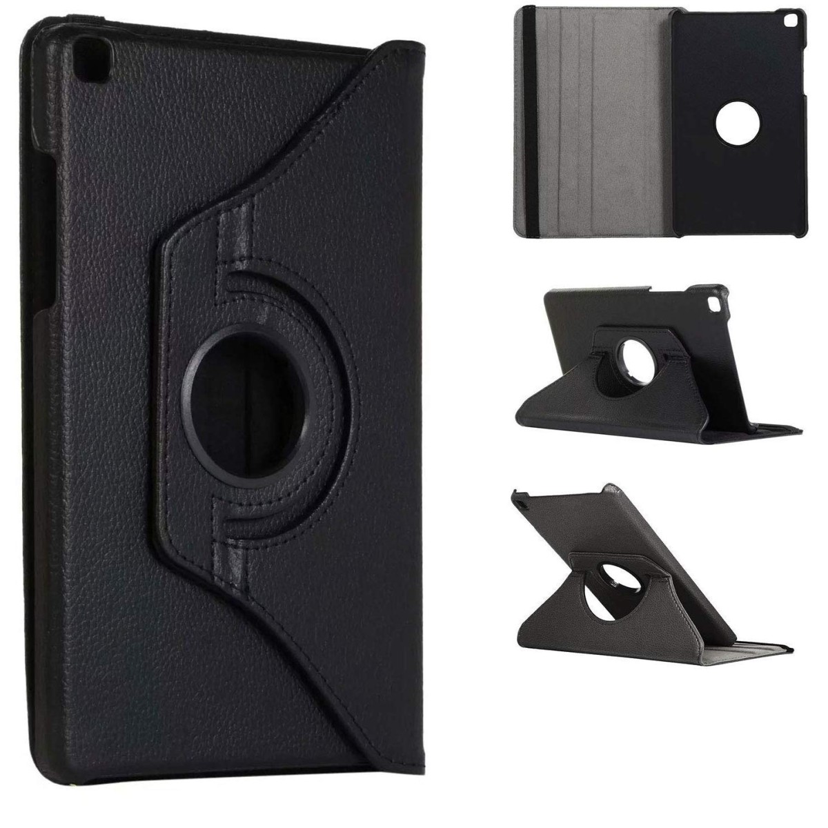 Aboutthefit 360 Degrees Rotate Pu Leather Stand Flip Cover for Tablets Samsung Galaxy Tab A 2019 8.0 Inches Inches Sm-T290/T295 (Black) Aboutthefit 360 Degrees Rotate Pu Leather Stand Flip Cover for Tablets Samsung Galaxy Tab A 2019 8.0 Inches Inches Sm-T290/T295 (Black)