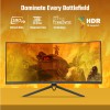 Acer ED270R S3 27 Inch (68.58 Cm) Full HD 1500 R Curved Gaming LCD Monitor with LED Back Light I 1MS VRB, 180Hz Refresh Rate I AMD Freesync Premium I 2 x HDMI 1 x Display Port I HDR 10 I Black Acer ED270R S3 27 Inch (68.58 Cm) Full HD 1500 R Curved Gaming LCD Monitor with LED Back Light I 1MS VRB, 180Hz Refresh Rate I AMD Freesync Premium I 2 x HDMI 1 x Display Port I HDR 10 I Black