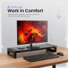 Acer FusionBase Monitor & Laptop Stand | Foldable ABS + Metal Build | USB Fast Charging 1x Type-C & 1x Type A + 3×Data Ports incl. USB 3.0 Black