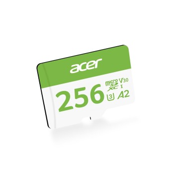 Acer MSC300 Micro SD Memory Cards, 256GB SDXC TF Card 160MB/s UHS-I, A2, V30, 4K Extra Storage for Nintendo-Switch, Android Phones, Gopro, Amazon Fire Kids Tablet - BL.9BWWA.323