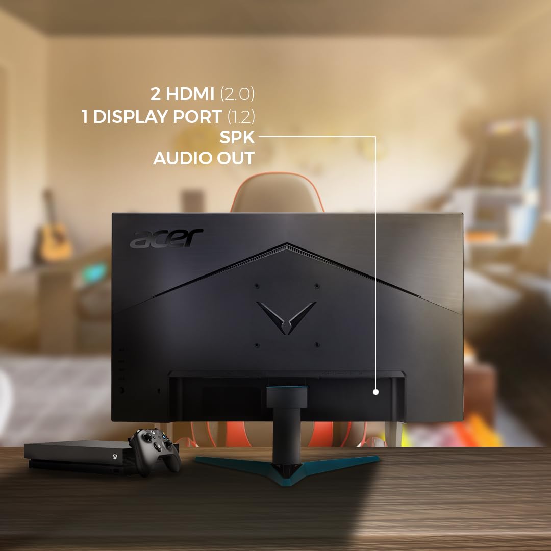 Acer Nitro VG271U M3 27 inch IPS WQHD 2560x1440 Pixels Gaming Backlight LED LCD Monitor I 180Hz Refresh Rate I 0.5 MS Response I DCI-P3 95%, HDR10 support I 2x HDMI, 1x DP I Eye Care I Stereo Speakers