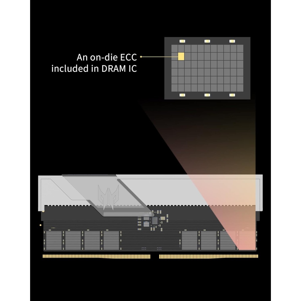 Acer Predator Vesta II DDR5 RGB RAM 32GB Kit (16GBx2) 5200MHz (PC5-41600) C38 Desktop Memory 1.25V with Temperature Sensor - BL.9BWWR.316 Acer Predator Vesta II DDR5 RGB RAM 32GB Kit (16GBx2) 5200MHz (PC5-41600) C38 Desktop Memory 1.25V with Temperature Sensor - BL.9BWWR.316