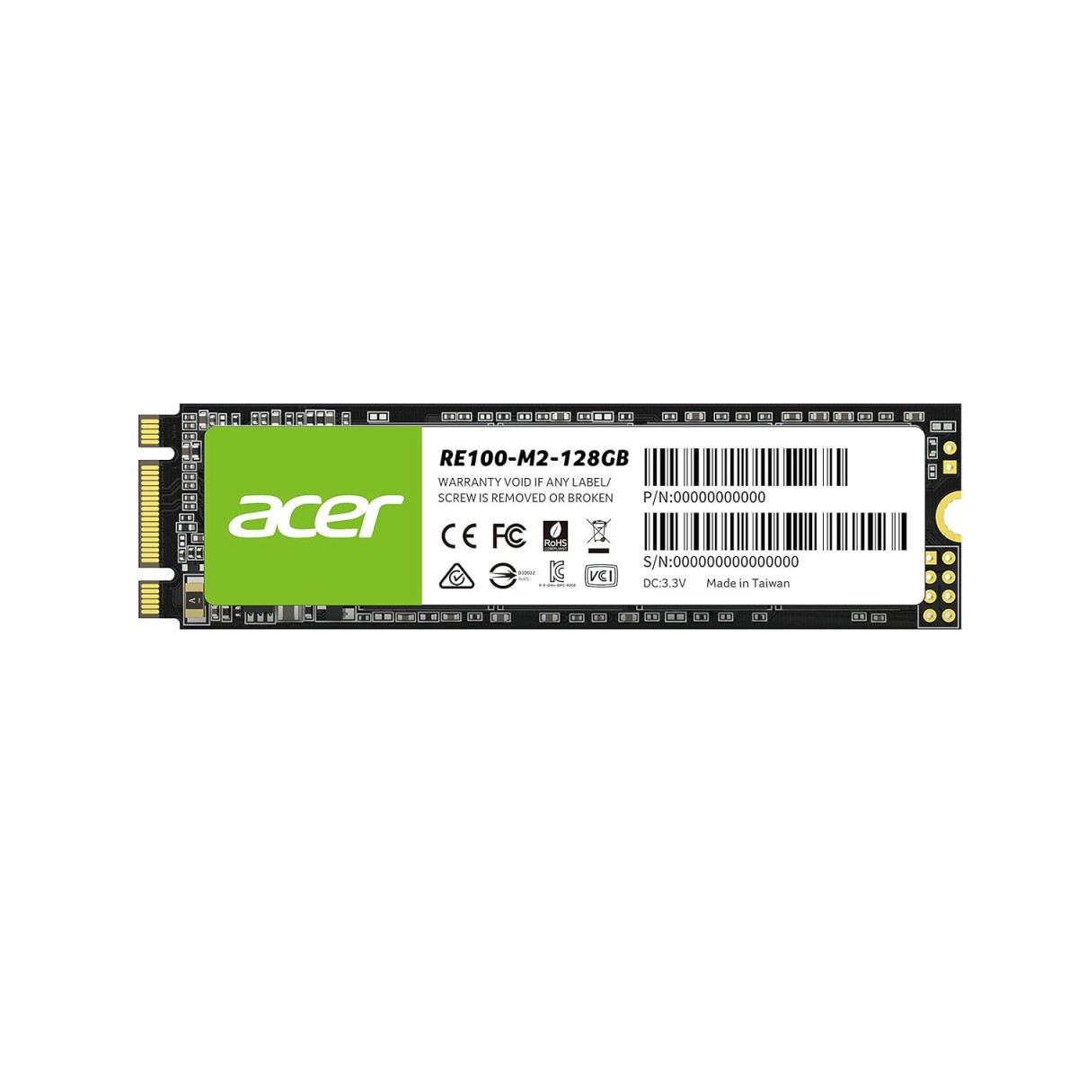Acer RE100 256GB 3D NAND SATA M.2 Internal SSD-560MB/s R, 517MB/s W Speed
