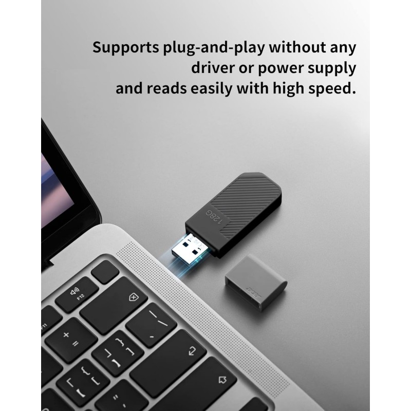 Acer UP300 128GB USB 3.2 Gen 1 Flash Memory Drive, Black - BL.9BWWA.527 Acer UP300 128GB USB 3.2 Gen 1 Flash Memory Drive, Black - BL.9BWWA.527